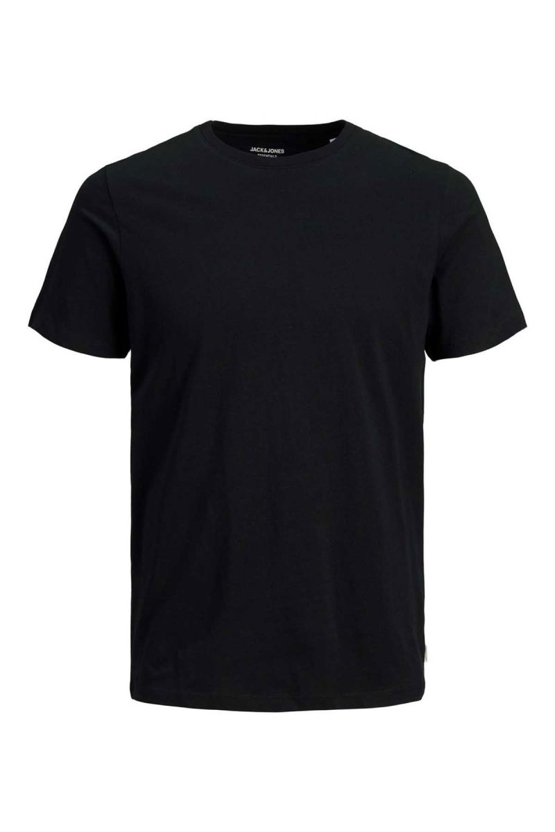 Jack & Jones Erkek Jjeorganıc Bisiklet Yaka T-Shirt 12156101 Siyah - 7