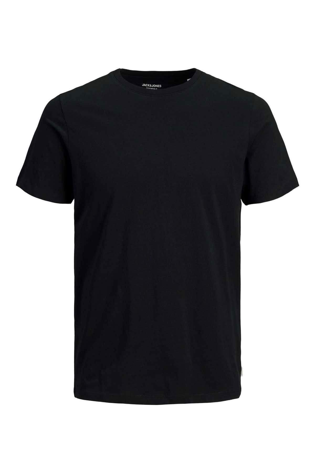 Jack & Jones Erkek Jjeorganıc Bisiklet Yaka T-Shirt 12156101 Siyah - 7