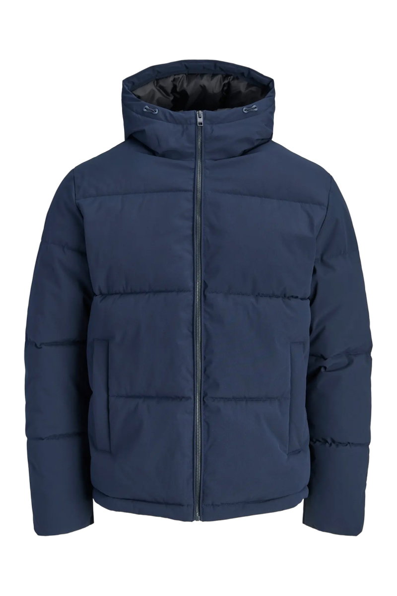 Jack & Jones Erkek Jjgalaxy Kapüşonlu Şişme Mont 12303930 Lacivert - 3