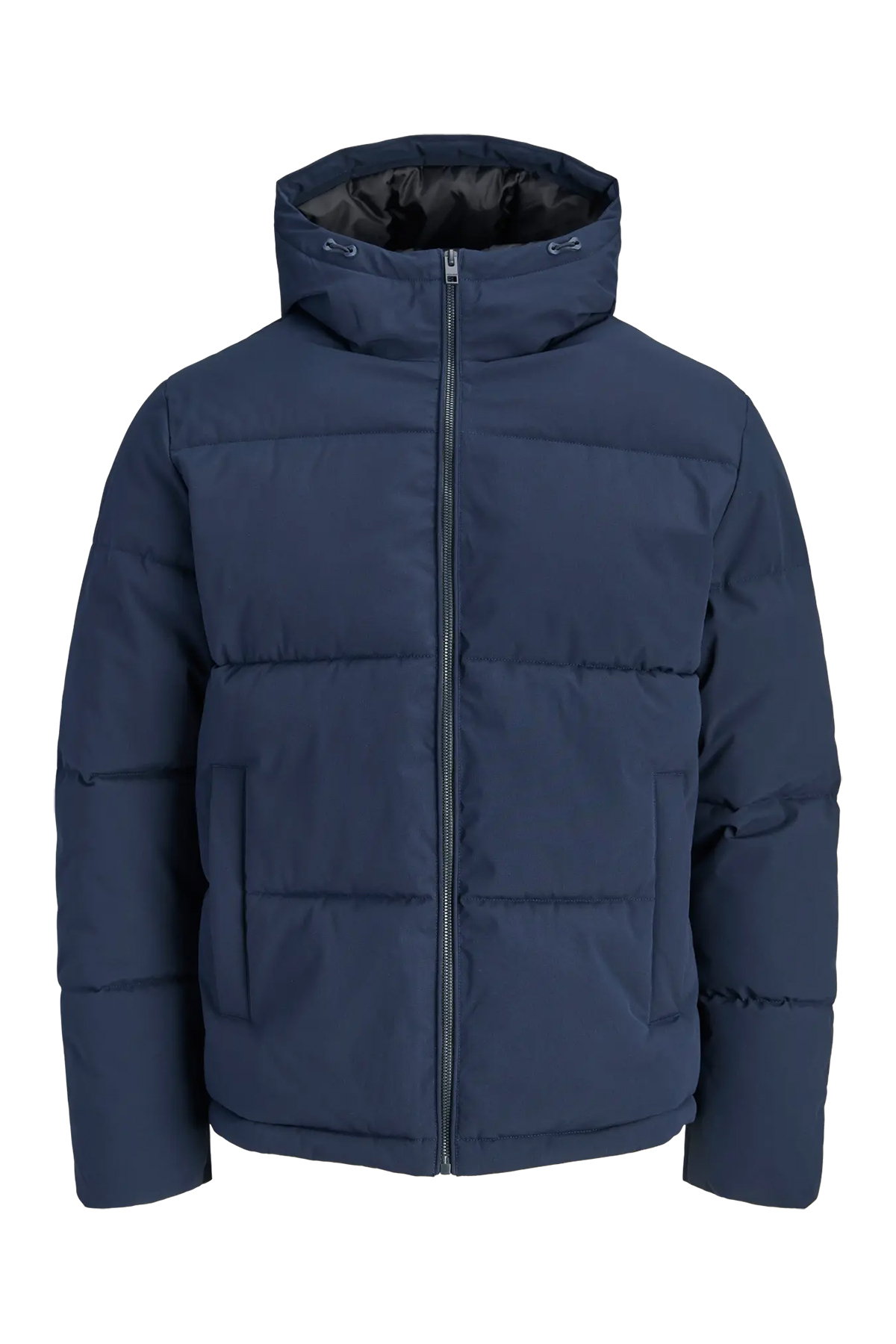 Jack & Jones Erkek Jjgalaxy Kapüşonlu Şişme Mont 12303930 Lacivert - 3