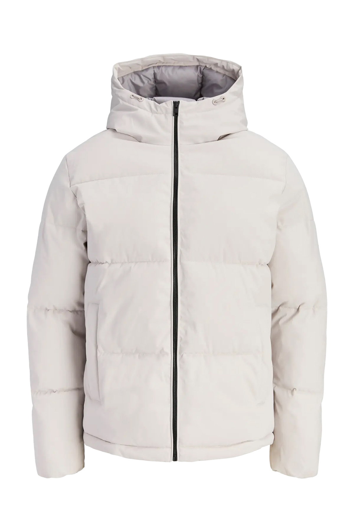 Jack & Jones Erkek Jjgalaxy Kapüşonlu Şişme Mont 12303930 Taş - 4