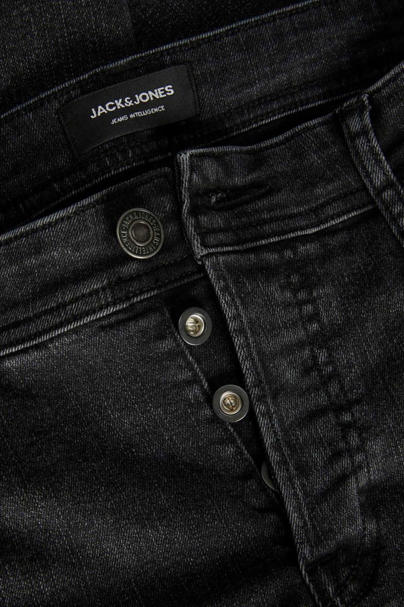 Jack & Jones Erkek Jjglenn Jjoriginal Mf 772 Dar Kesim Kot Pantolon 12237350 Siyah - 4