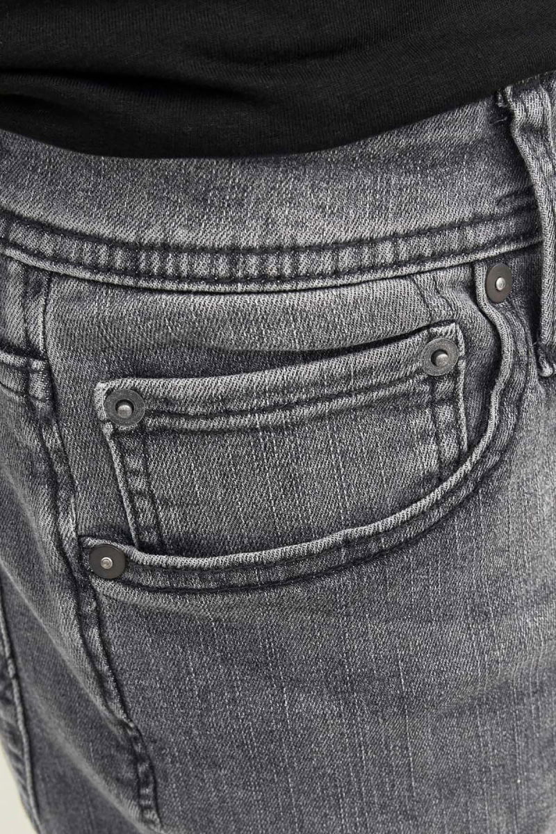 Jack & Jones Erkek Jjıglenn Düşük Bel Slim Fit Jean Pantolon 12243599 Siyah - 4