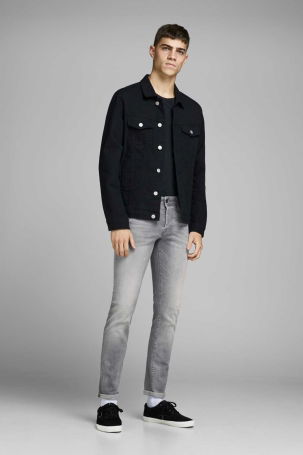 Jack & Jones Erkek Jjıglenn Jean Pantolon 12147024 Gri - 1