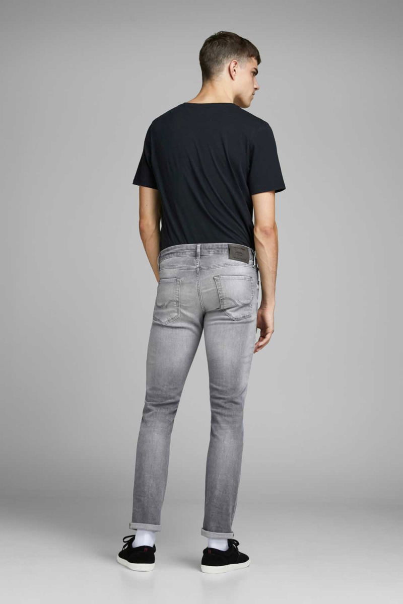 Jack & Jones Erkek Jjıglenn Jean Pantolon 12147024 Gri - 5