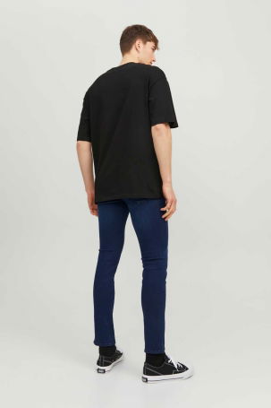 Jack & Jones Erkek Jjiglenn Jjoriginal Mf 775 Dar Kesim Kot Pantolon 12237358 Mavi - 5