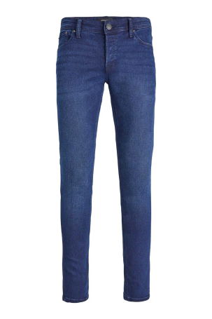 Jack & Jones Erkek Jjiglenn Jjoriginal Mf 775 Dar Kesim Kot Pantolon 12237358 Mavi - 7