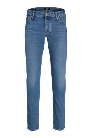 Jack & Jones Erkek Jjiglenn Slim Fit Jean Pantolon 12229139 Mavi - 7