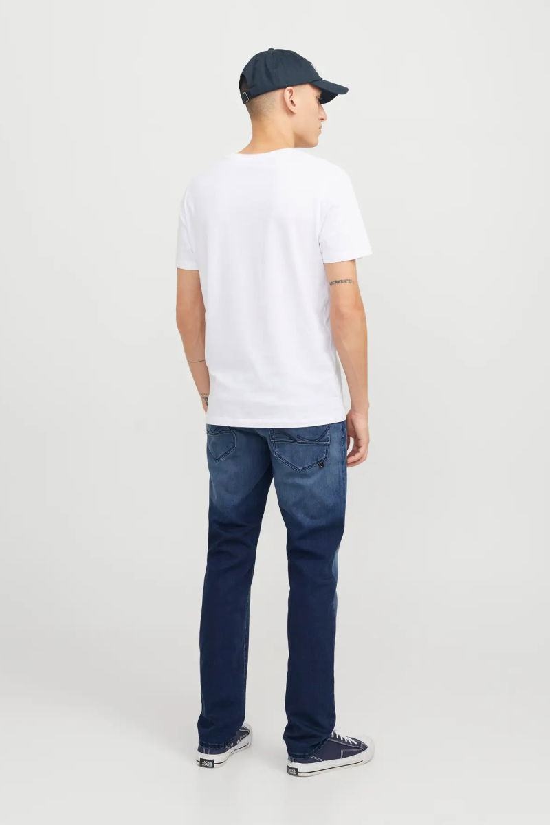 Jack & Jones Erkek Jjımıke 5 Cepli Jean Pantolon 12269601 Mavi - 5