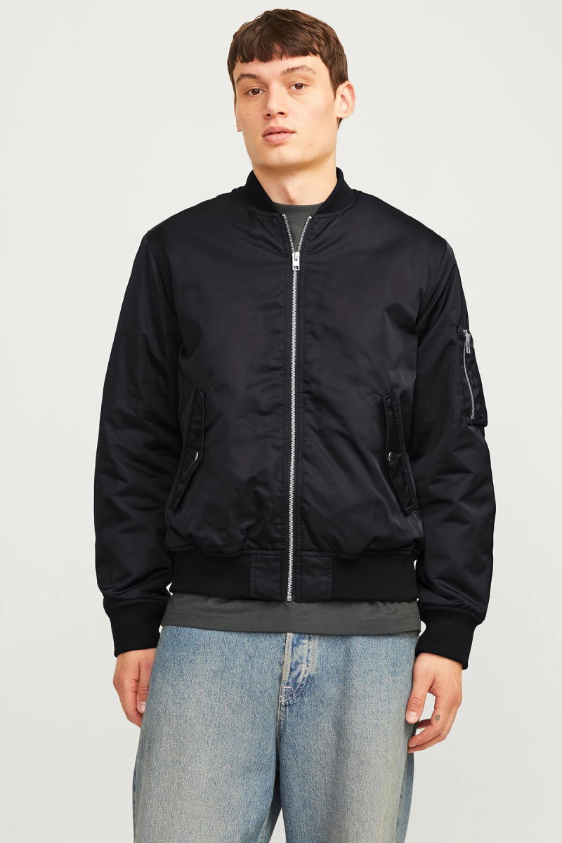 Jack & Jones Erkek Jjocean Bomber Ceket 12256857 Siyah - 2