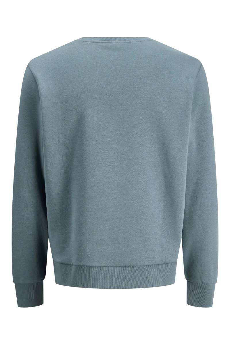 Jack & Jones Erkek Jjpan Bisiklet Yaka Logo Detaylı Sweatshirt 12310759 Havacı - 2