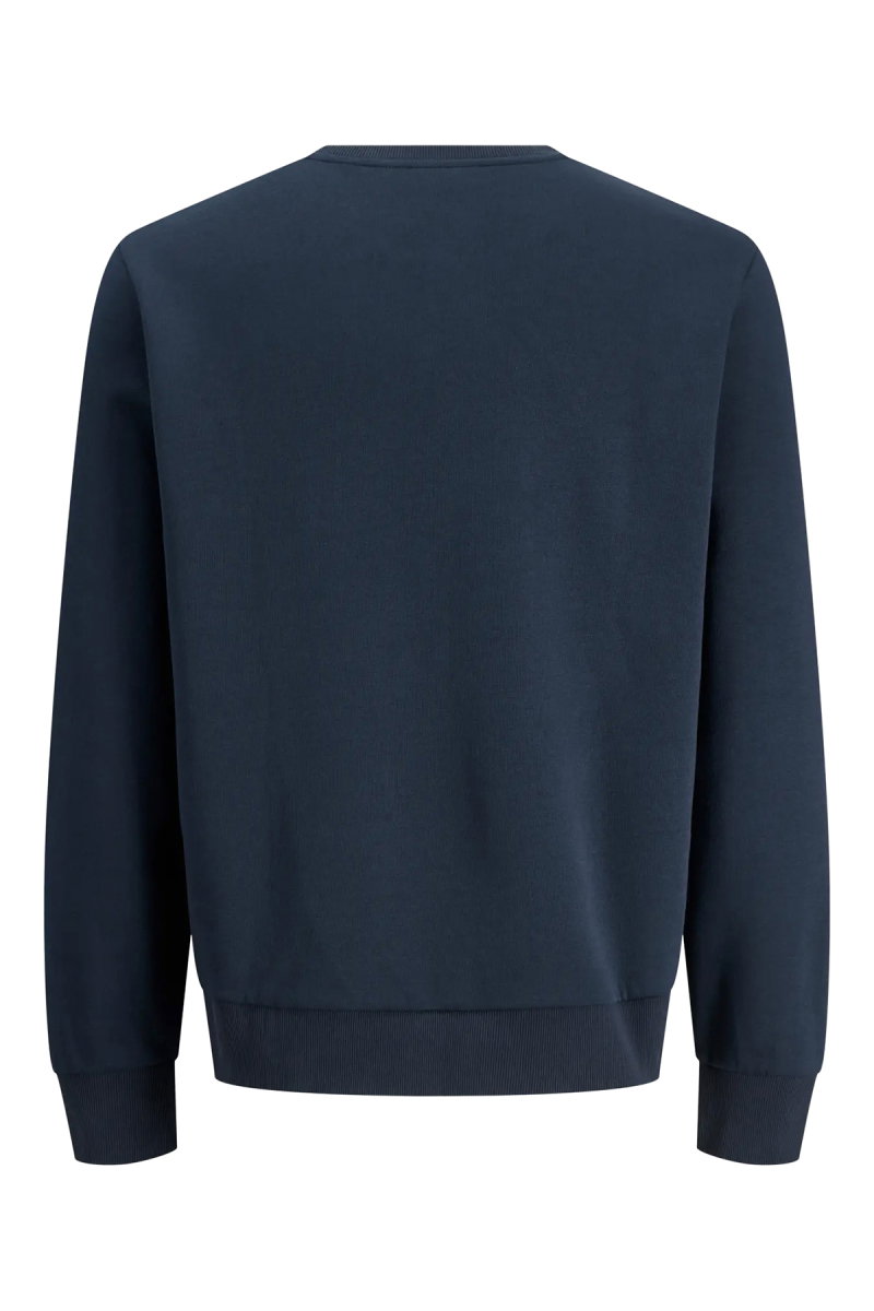 Jack & Jones Erkek Jjpan Bisiklet Yaka Logo Detaylı Sweatshirt 12310759 Lacivert - 2