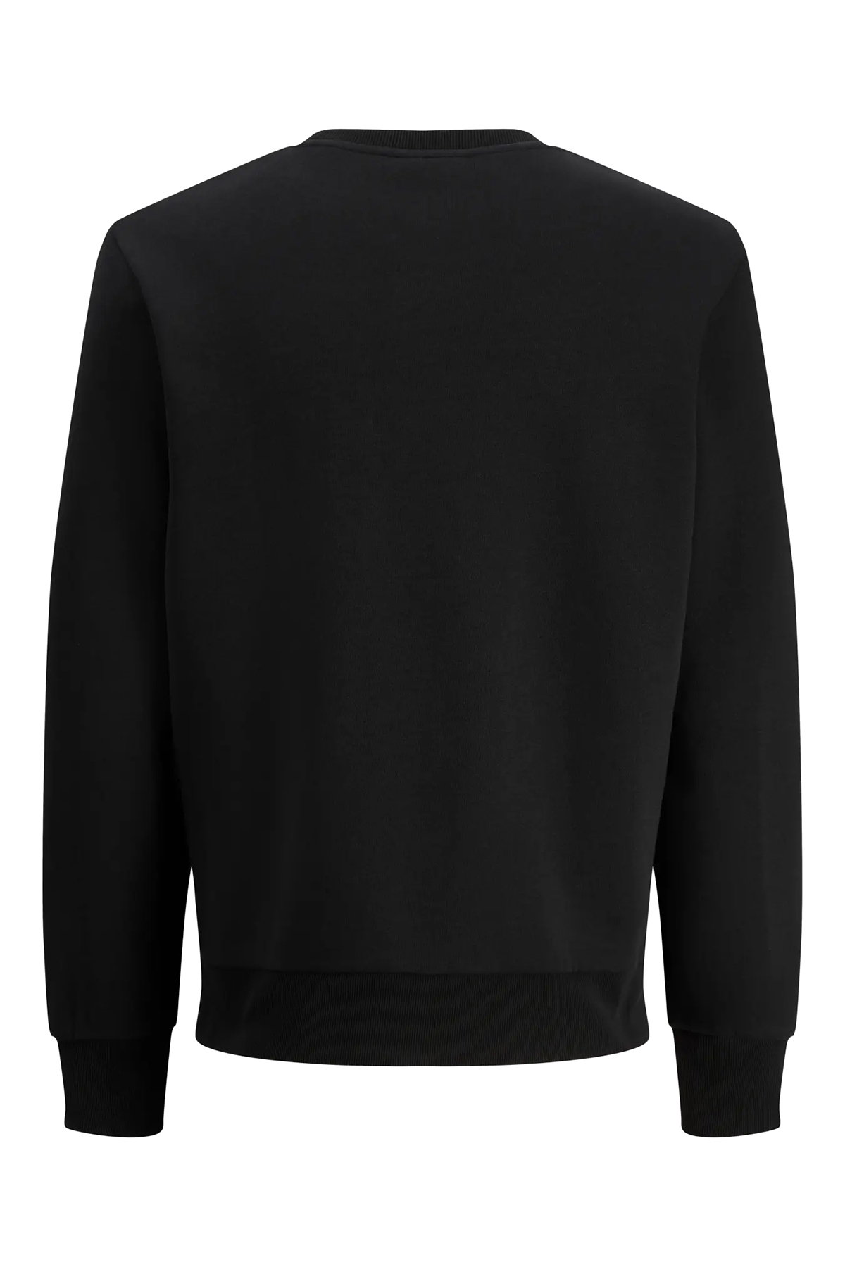 Jack & Jones Erkek Jjpan Bisiklet Yaka Logo Detaylı Sweatshirt 12310759 Siyah - 2