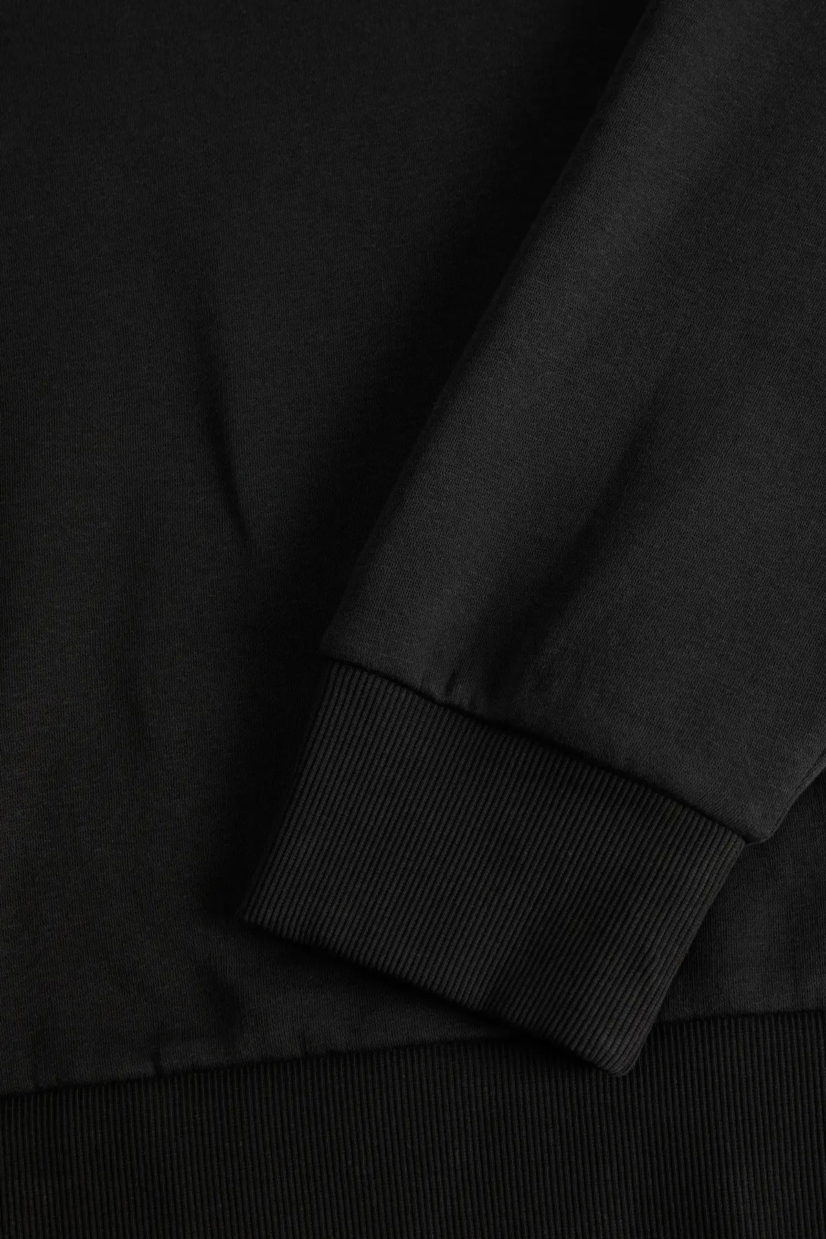 Jack & Jones Erkek Jjpan Bisiklet Yaka Logo Detaylı Sweatshirt 12310759 Siyah - 3