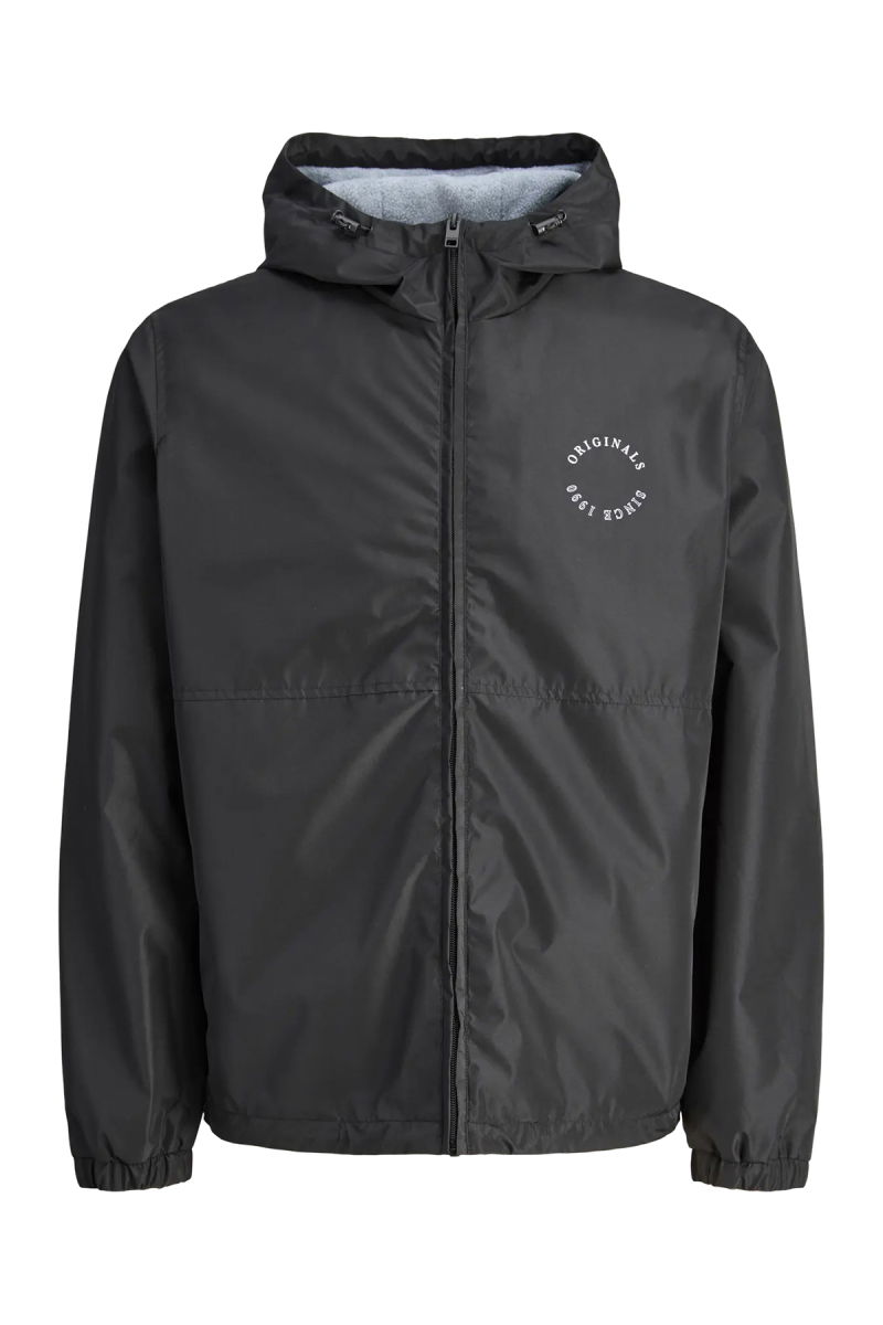 Jack & Jones Erkek Jorbıllyburg Kapüşonlu Suya Dayanıklı Mont 12284465 Siyah - Jack & Jones
