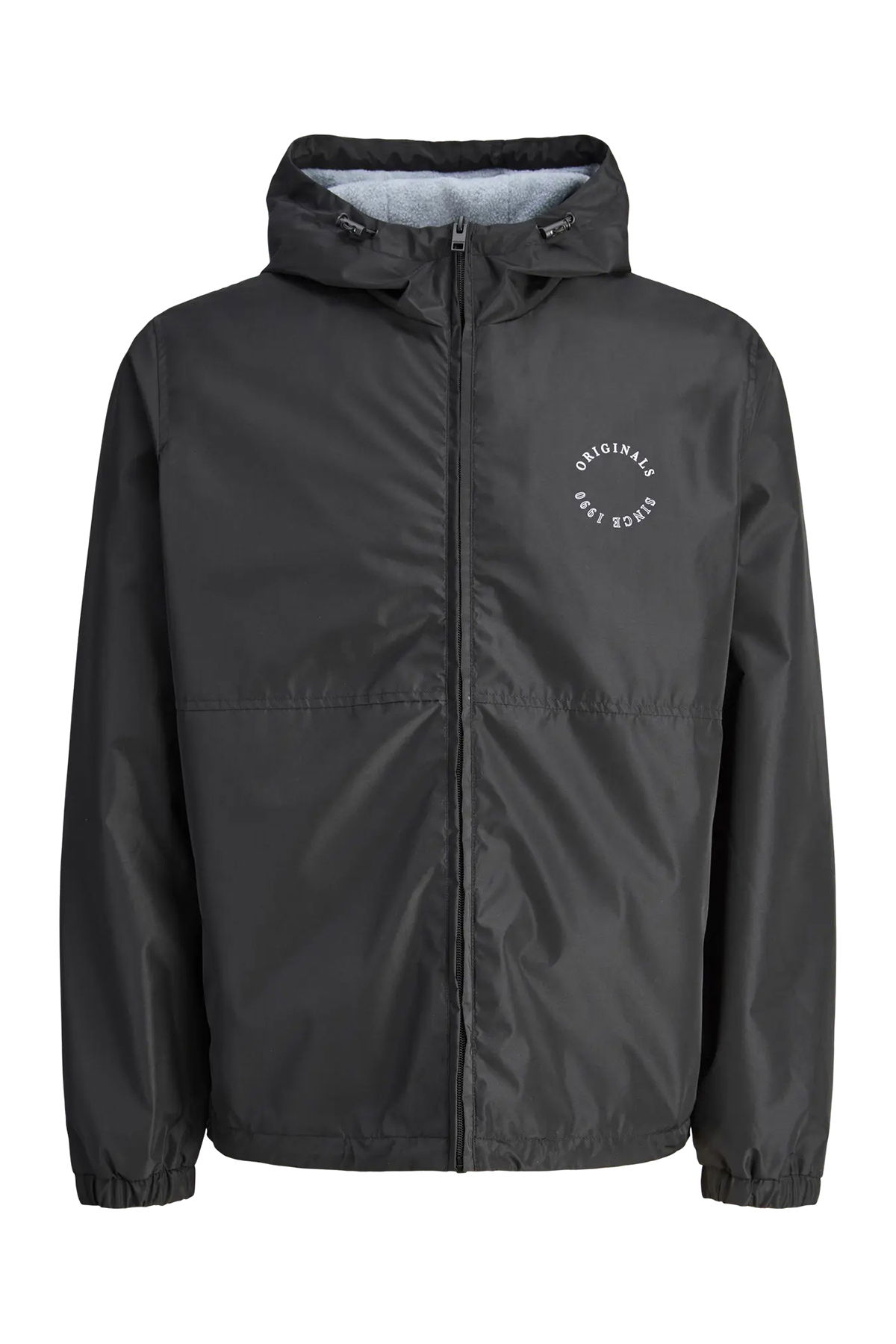 Jack & Jones Erkek Jorbıllyburg Kapüşonlu Suya Dayanıklı Mont 12284465 Siyah - 1