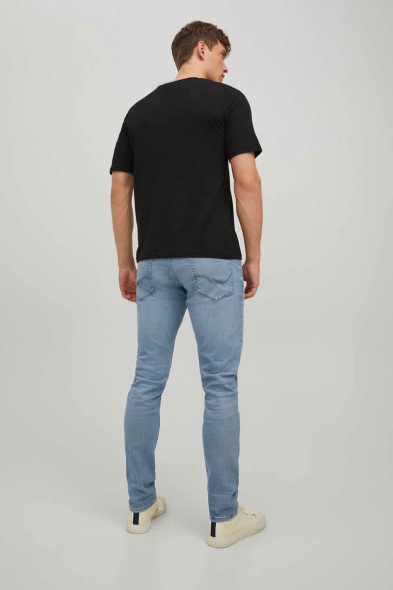 Jack & Jones Erkek Joreuphori Baskı Detaylı T-Shirt 12232256 Siyah - 5