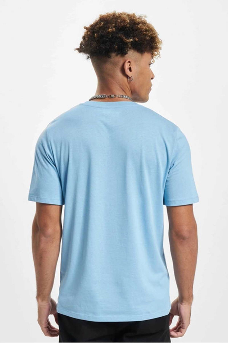 Jack & Jones Erkek Jorjoshua Baskı Detaylı Bisiklet Yaka T-Shirt 12228257 Mavi - 5