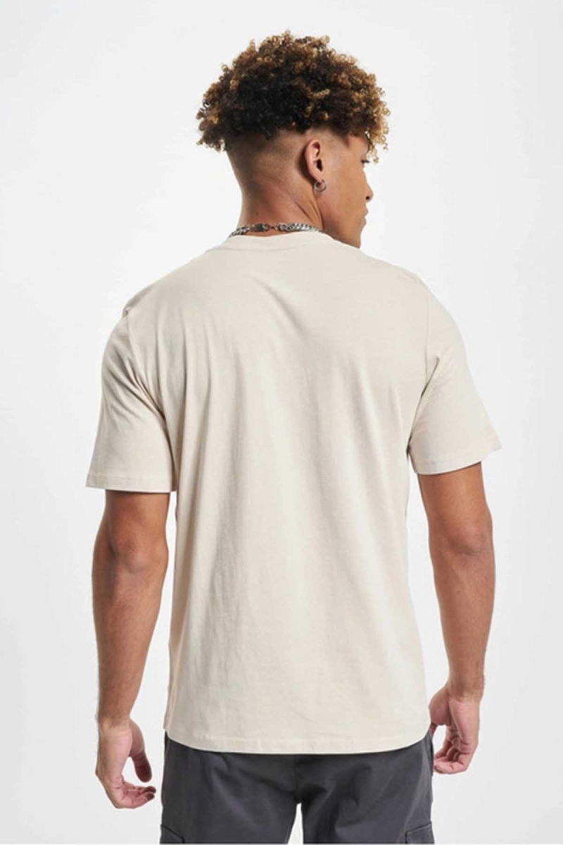 Jack & Jones Erkek Jorjoshua Baskı Detaylı Bisiklet Yaka T-Shirt 12228257 Taş - 5