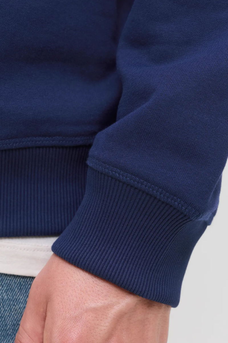 Jack & Jones Erkek Jornorrebro Rahat Kalıp Bisiklet Yaka Sweatshirt 12282893 Lacivert - 3
