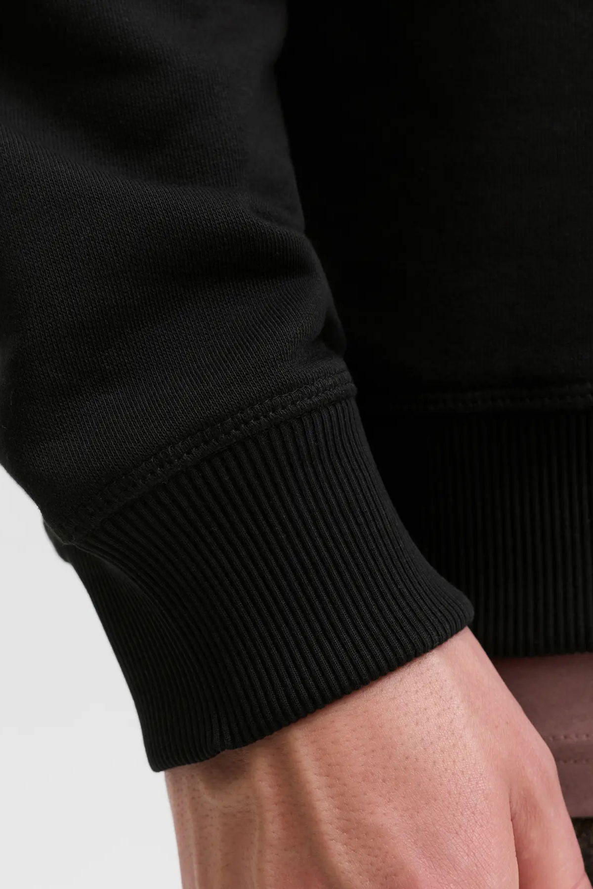 Jack & Jones Erkek Jornorrebro Rahat Kalıp Bisiklet Yaka Sweatshirt 12282893 Siyah - 3