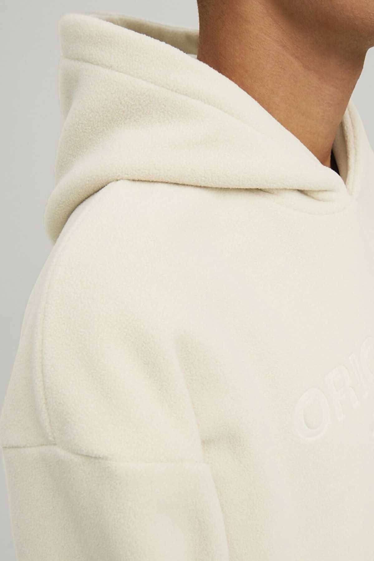 Jack & Jones Erkek Jorslope Fleece Polar Sweatshirt 63412216573 Bej - 4