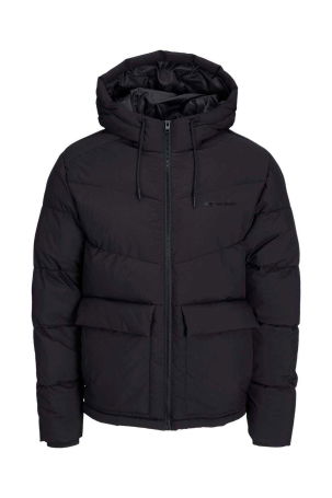 Jack & Jones Erkek Jorvesterbro Kapüşonlu Su Geçirmez Puffer Mont 12238849 Siyah - 7