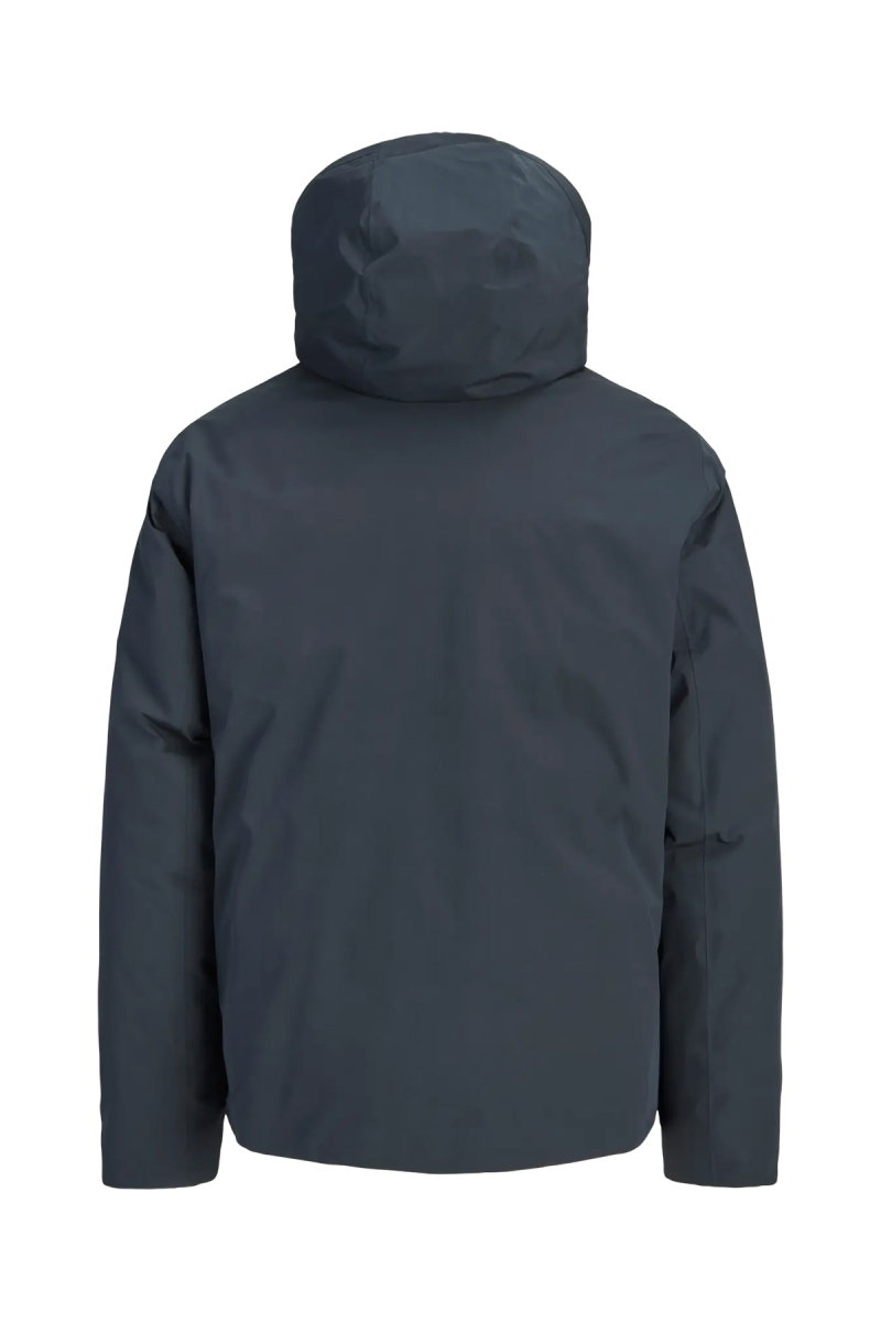 Jack & Jones Erkek Jprblamoon Kapüşonlu Su Geçirmez Puffer Mont 12301654 Lacivert - 2