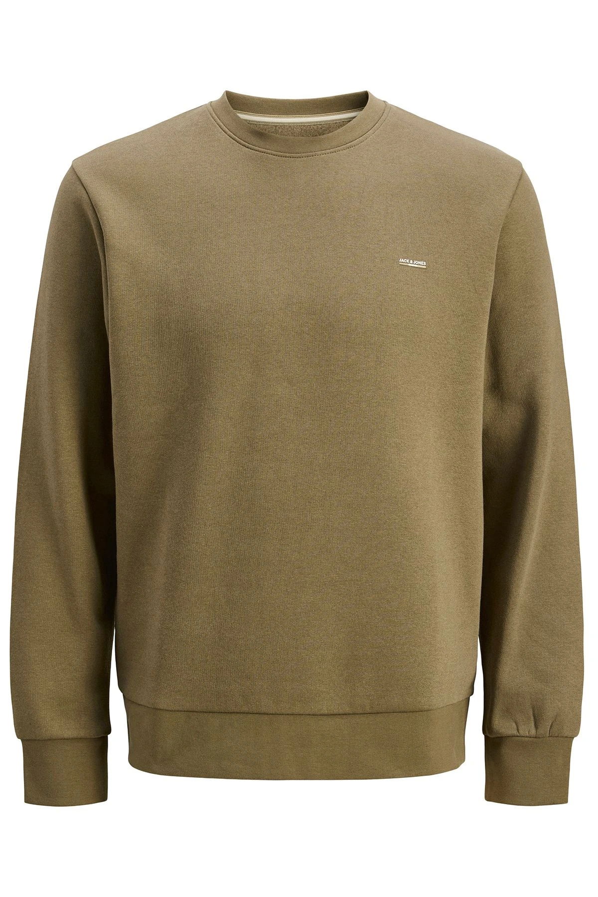 Jack & Jones Erkek Jprblunathan Bisiklet Yaka Sweatshirt 12284399 Kahverengi - 1