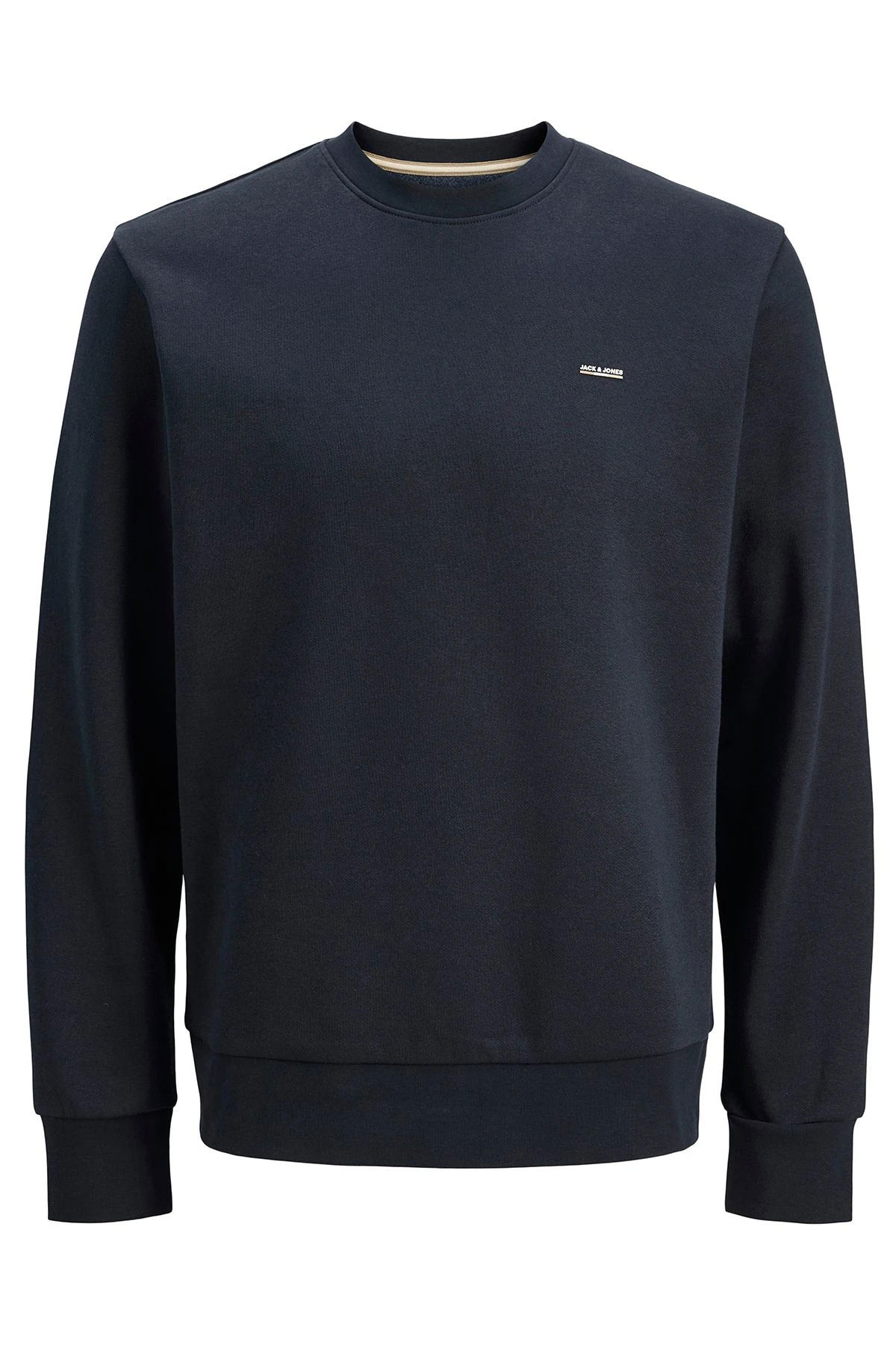 Jack & Jones Erkek Jprblunathan Bisiklet Yaka Sweatshirt 12284399 Lacivert - 1