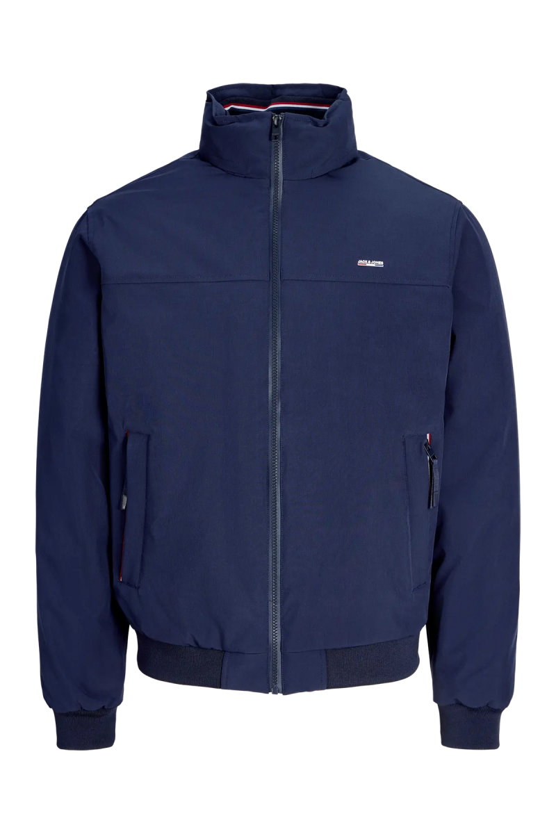 Jack & Jones Erkek Jprbluted Suya Dayanıklı Gizli Kapüşonlu Puffer Mont 12302538 Lacivert - Jack & Jones