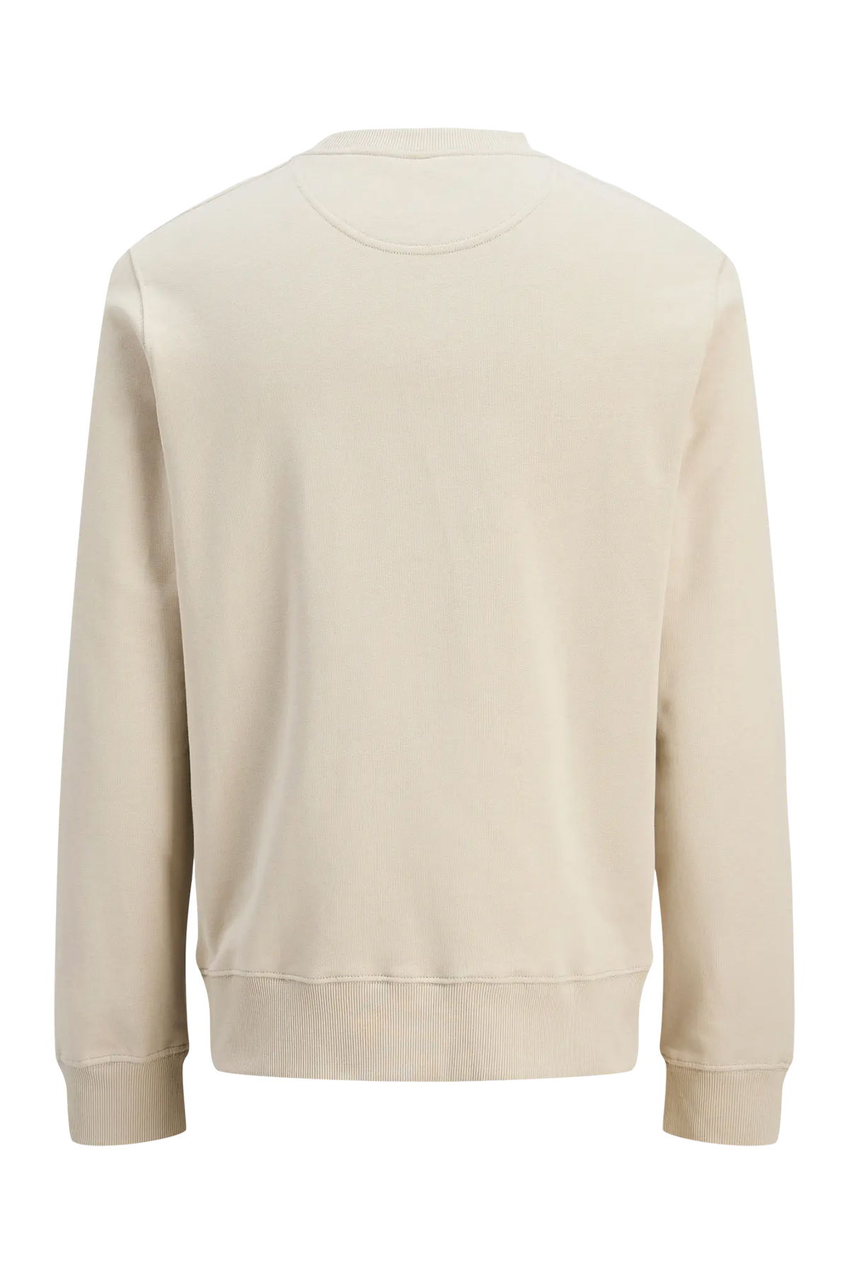 Jack & Jones Erkek Jprccjayson Yazı Detaylı Bisiklet Yaka %100 Pamuk Sweatshirt 12283436 Bej - 3