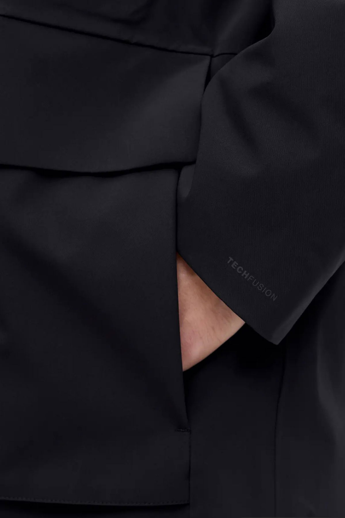 Jack & Jones Erkek Jprccmoon Su Geçirmez Kapüşonlu Kaban 12280904 Siyah - 3