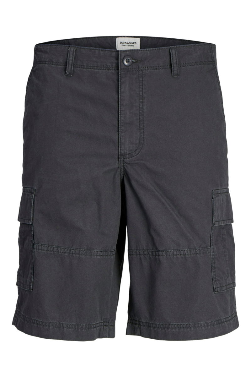 Jack & Jones Erkek Jpstcole %100 Pamuk Kargo Şort 12253222 Antrasit - 1