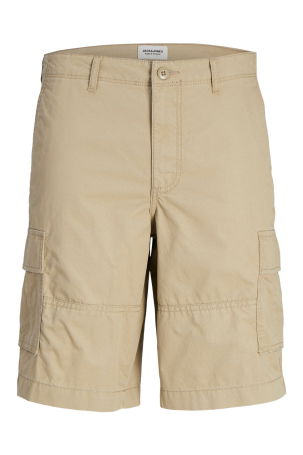 Jack & Jones Erkek Jpstcole %100 Pamuk Kargo Şort 12253222 Bej 