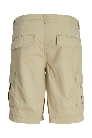 Jack & Jones Erkek Jpstcole %100 Pamuk Kargo Şort 12253222 Bej - 2