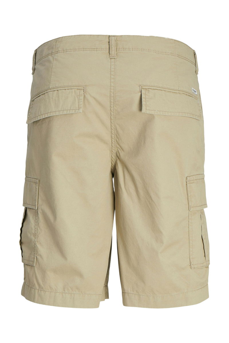Jack & Jones Erkek Jpstcole %100 Pamuk Kargo Şort 12253222 Bej - 2