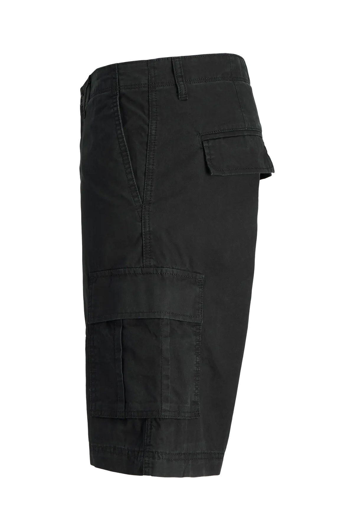 Jack & Jones Erkek Jpstcole Rahat Kalıp %100 Pamuk Kargo Şort 12274389 Siyah - 2