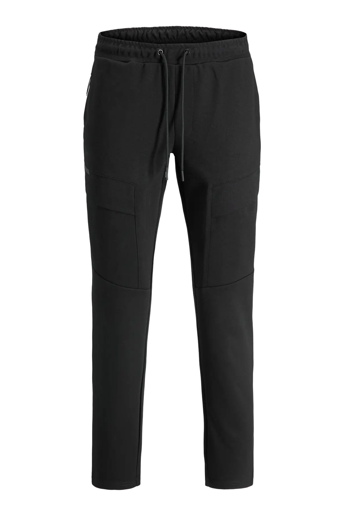 Jack & Jones Erkek Jpstgordon Belden Bağlamalı Kargo Pantolon 12282513 Siyah - 1