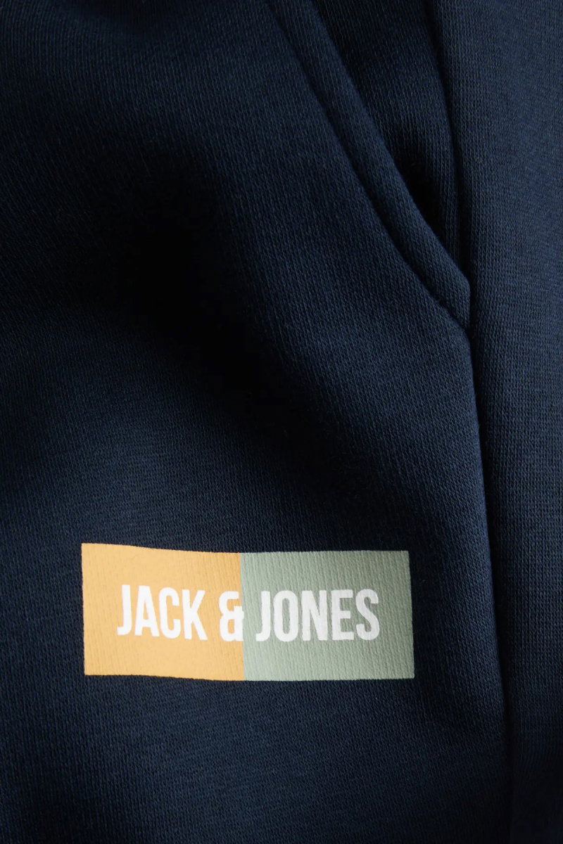 Jack & Jones Erkek Jpstgordon Beli Lastikli ve Bağcıklı Eşofman Altı 12310633 Lacivert - 3