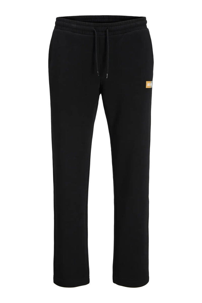 Jack & Jones Erkek Jpstgordon Beli Lastikli ve Bağcıklı Eşofman Altı 12310633 Siyah - Jack & Jones