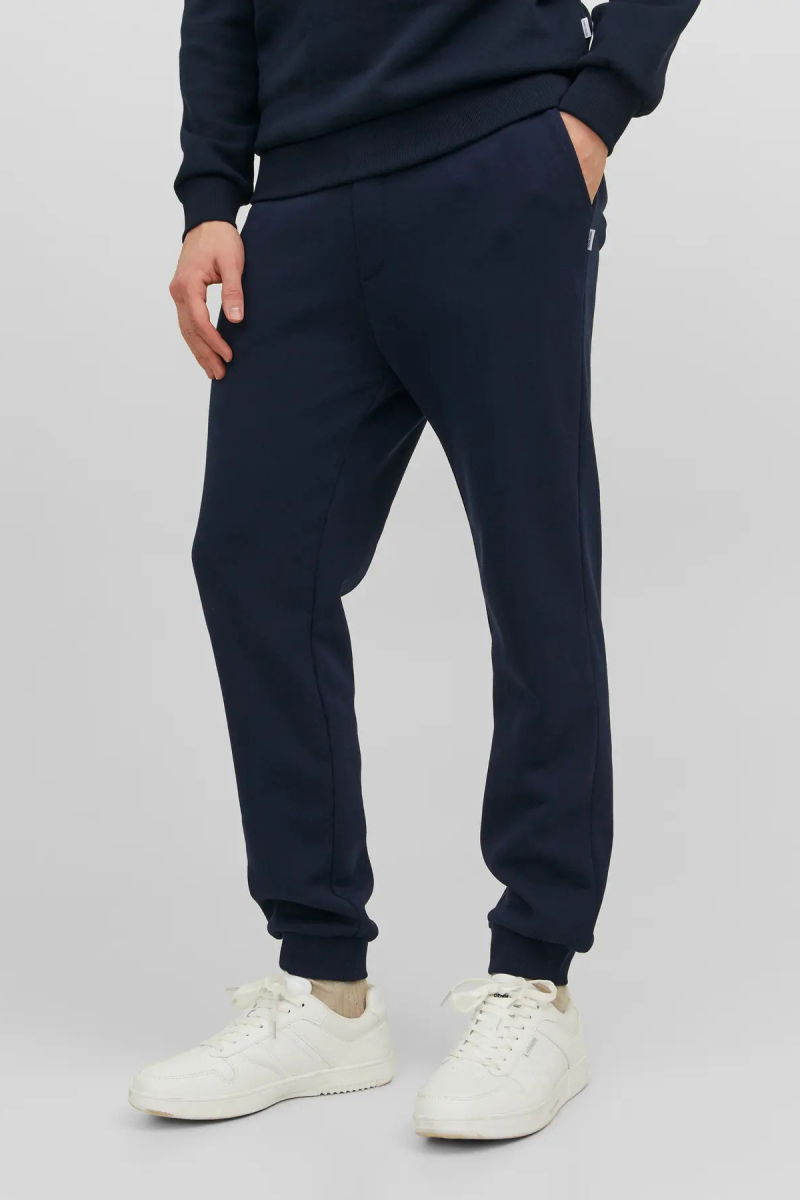 Jack & Jones Erkek Jpstgordon Elastik Bel Pamuklu Eşofman Altı 12249274 Lacivert 