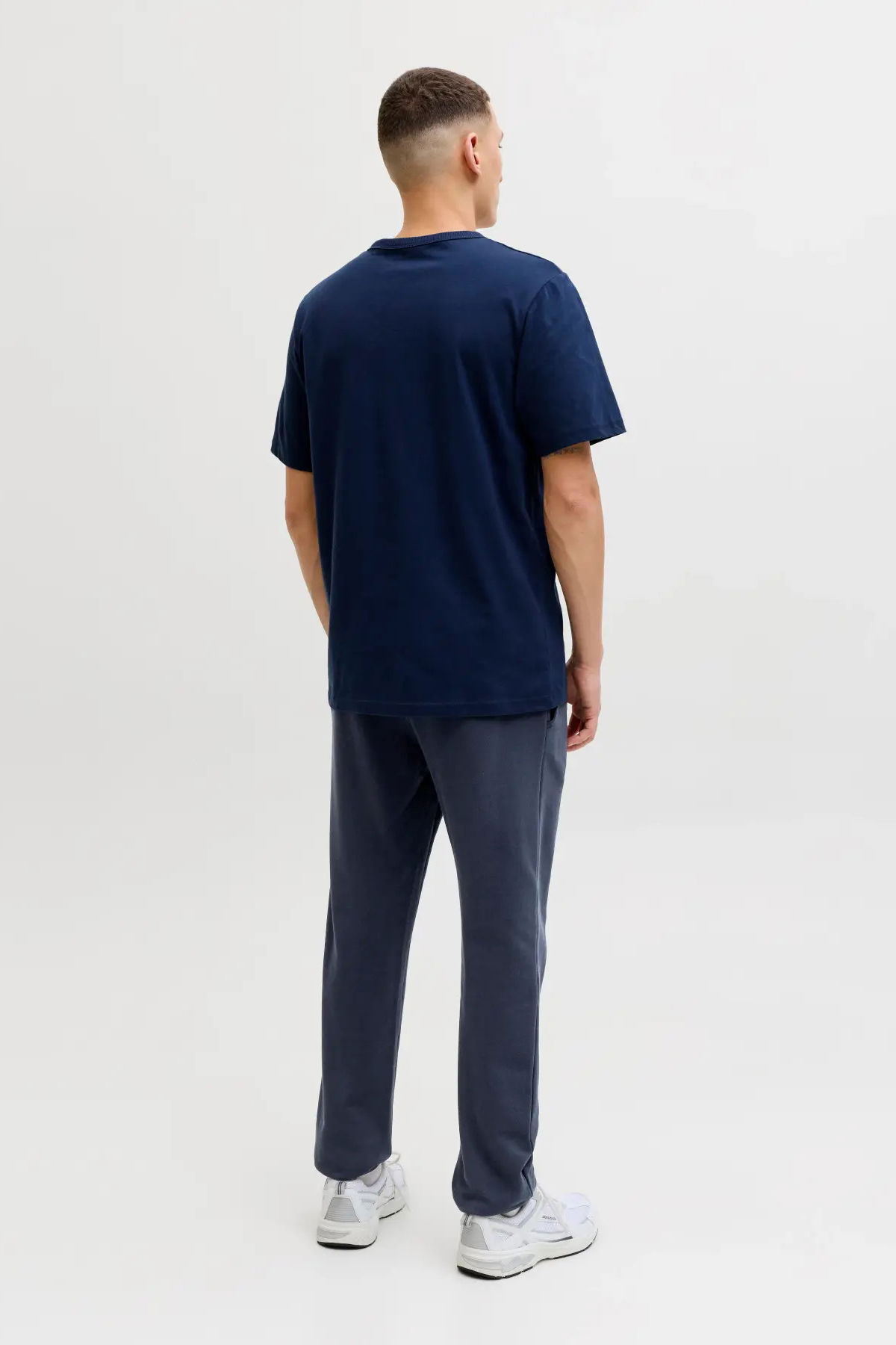 Jack & Jones Erkek Jpstgordon Logo Detaylı Çift Cepli Eşofman Altı 12288641 Lacivert - 5