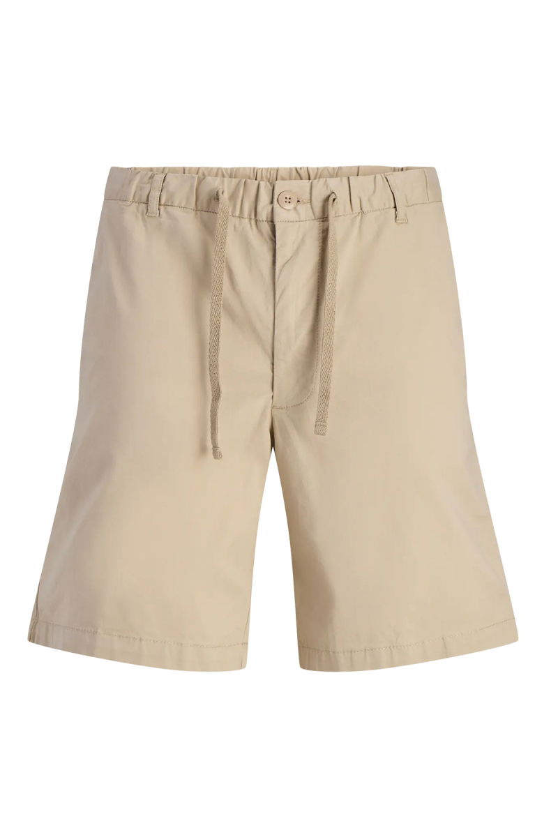 Jack & Jones Erkek Jpstjaıden Rahat Kesim Beli İp Detaylı Pamuklu Şort 12274983 Bej - 3