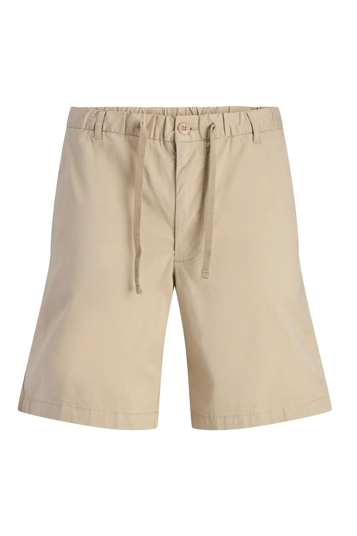 Jack & Jones Erkek Jpstjaıden Rahat Kesim Beli İp Detaylı Pamuklu Şort 12274983 Bej - 3