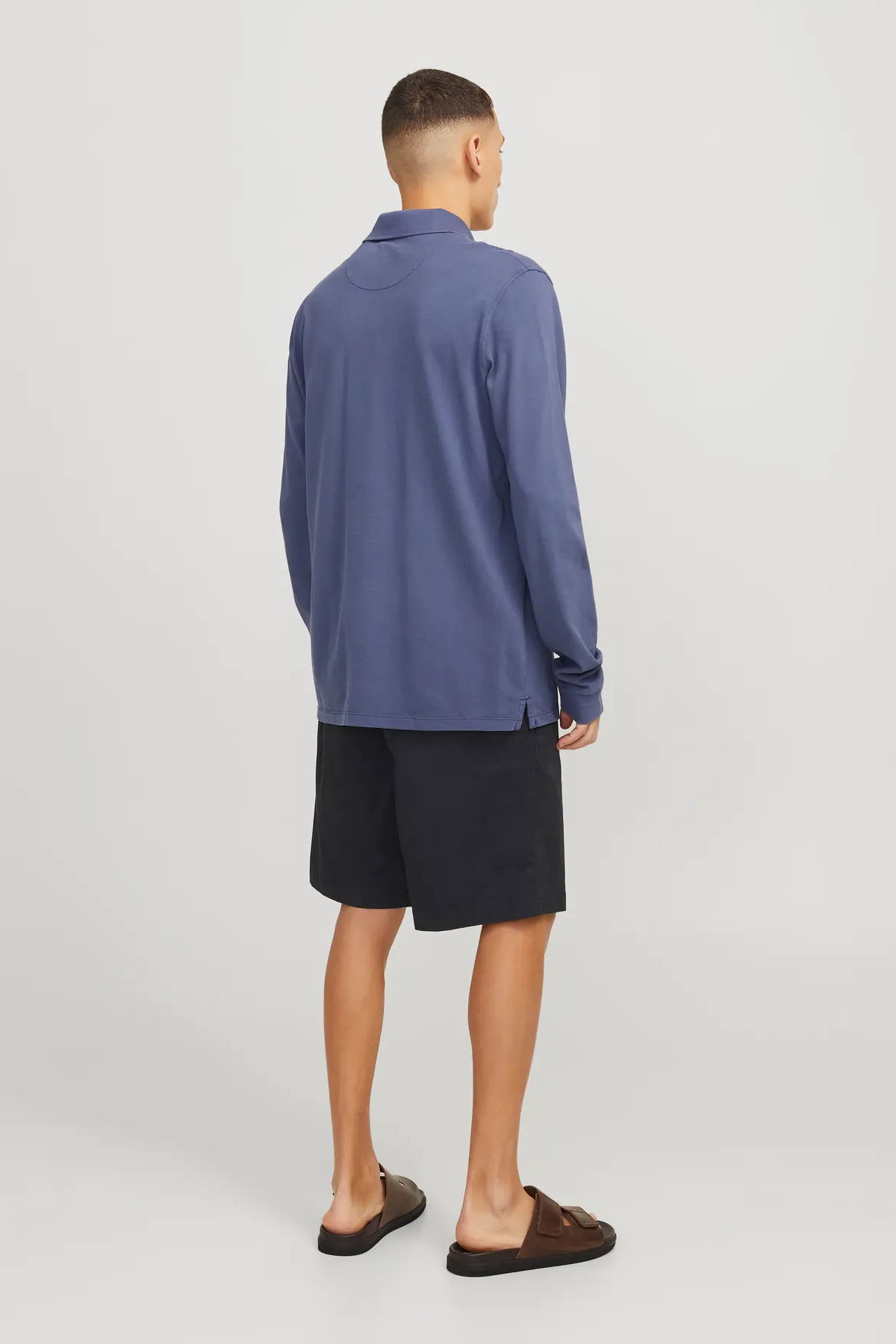 Jack & Jones Erkek Jpstjaıden Rahat Kesim Beli İp Detaylı Pamuklu Şort 12274983 Siyah - 4