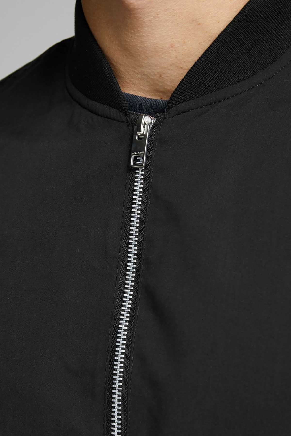 Jack & Jones Erkek Kolej Yaka Mont 63412165203 Siyah - 6