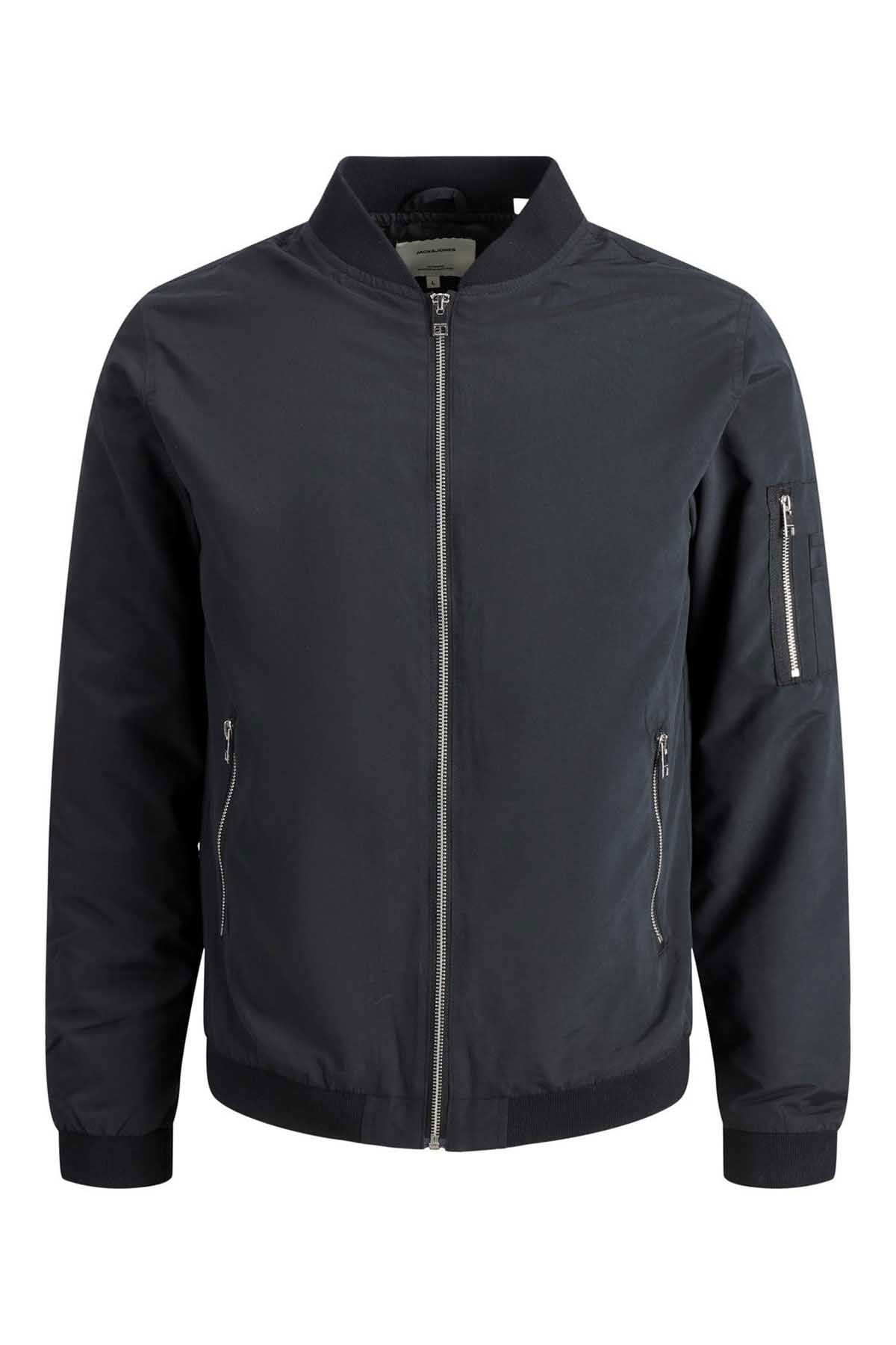 Jack & Jones Erkek Kolej Yaka Mont 63412165203 Siyah - 7