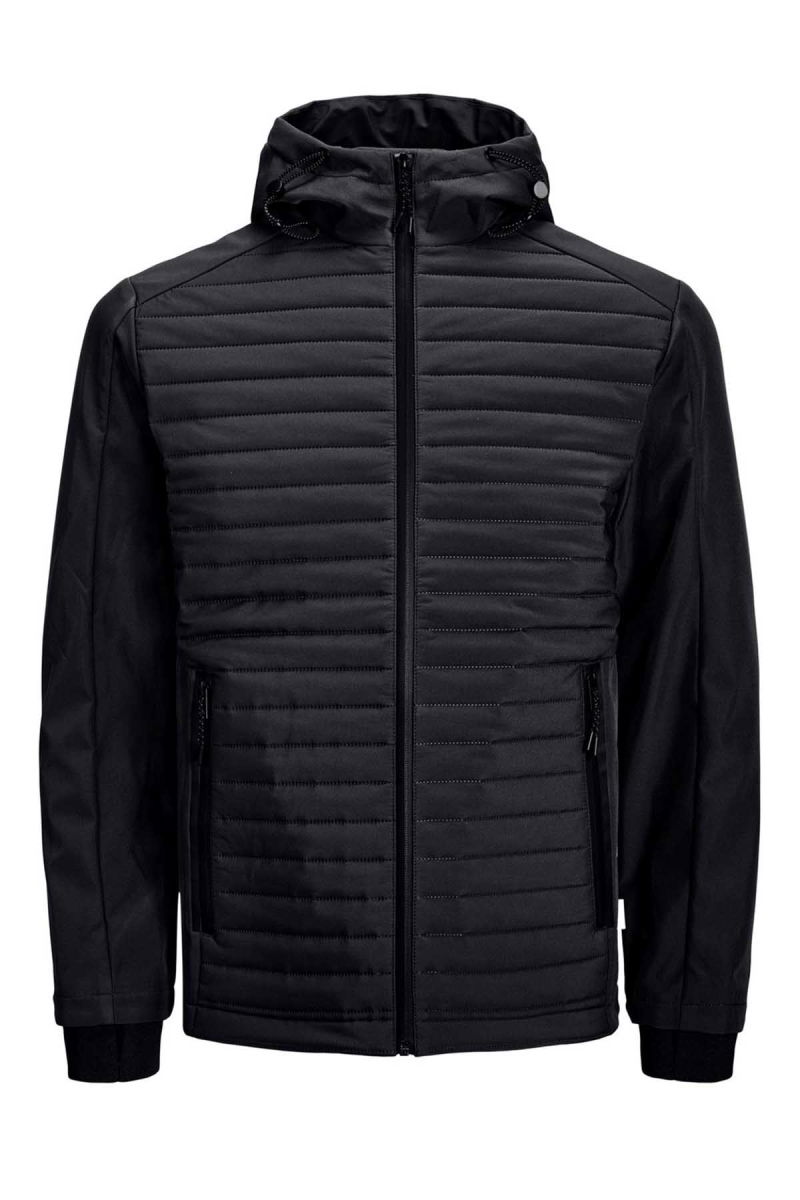 Jack & Jones Erkek Toby Aır Hybrıd Kapüşonlu Mont 63412215938 Siyah - 7