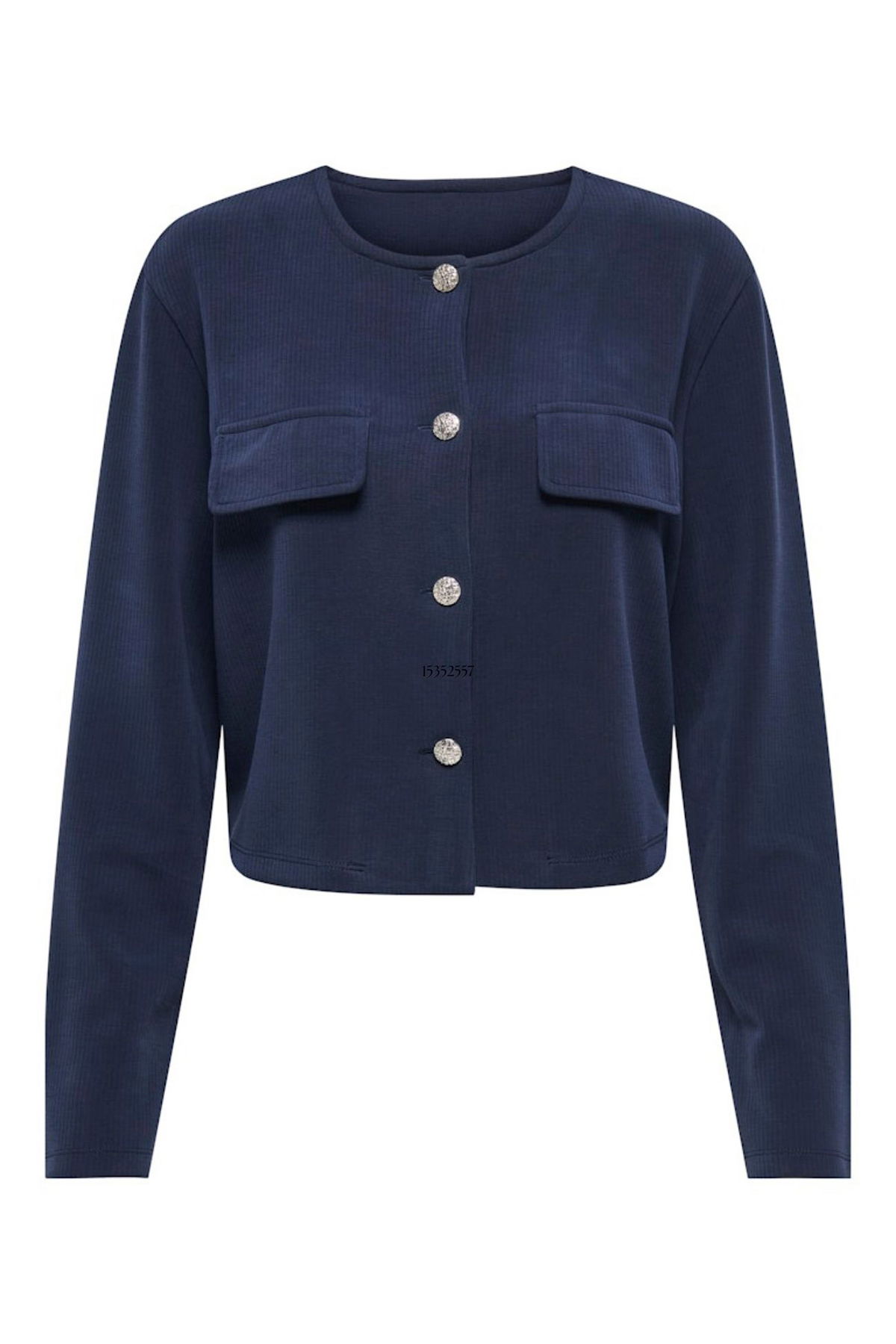 JDY Kadın Jdygarzelle Düğmeli Uzun Kollu Hırka 15352557 Lacivert - 1
